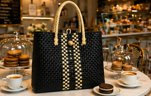 Cookies & Cream Gala Bag– A bold contrast of black and cream tones, delivering a sophisticated yet modern look. Rich, smooth, and effortlessly chic.